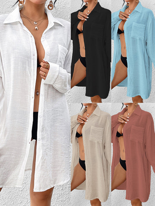 Bamboo Cotton Beach Cardigan