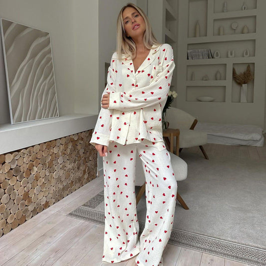 Cotton Love Printed Pajama Set