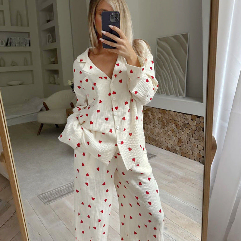 Cotton Love Printed Pajama Set