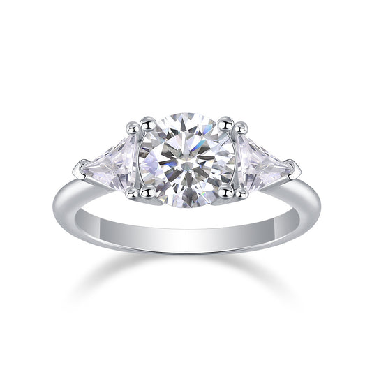 S925 Silver Moissanite Wedding Ring