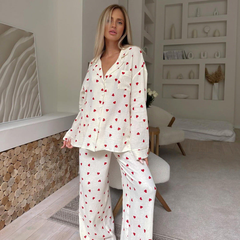 Cotton Love Printed Pajama Set