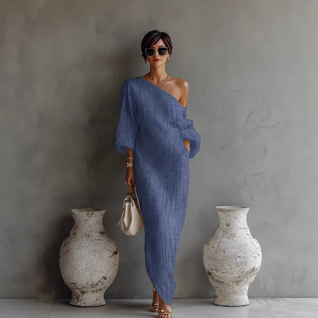 Cotton Linen Long Dress