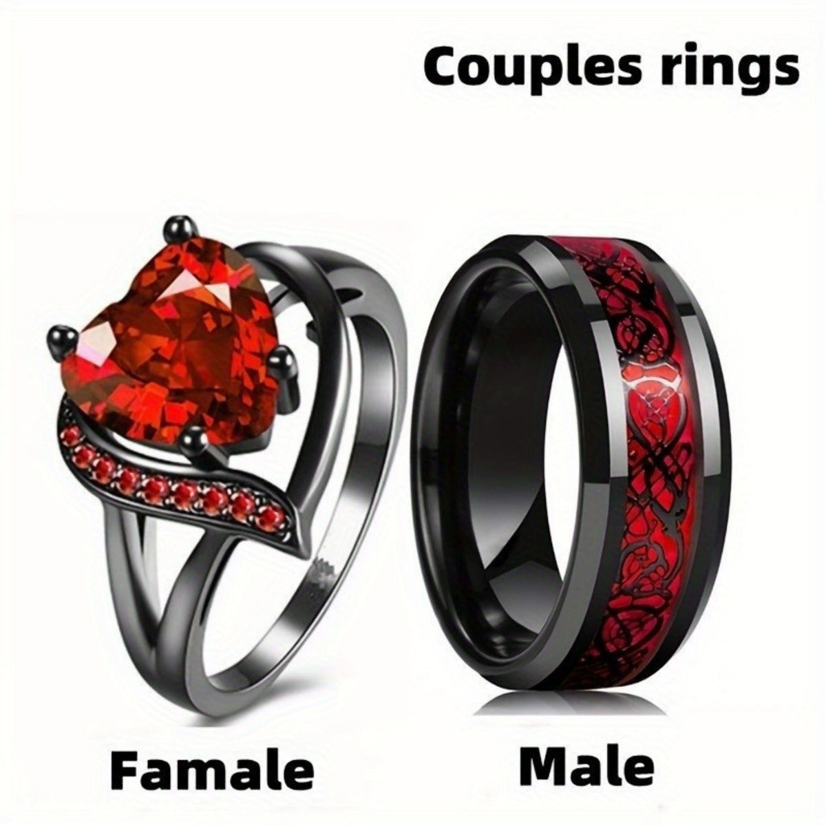 Men & Women Dragon Pattern Rings