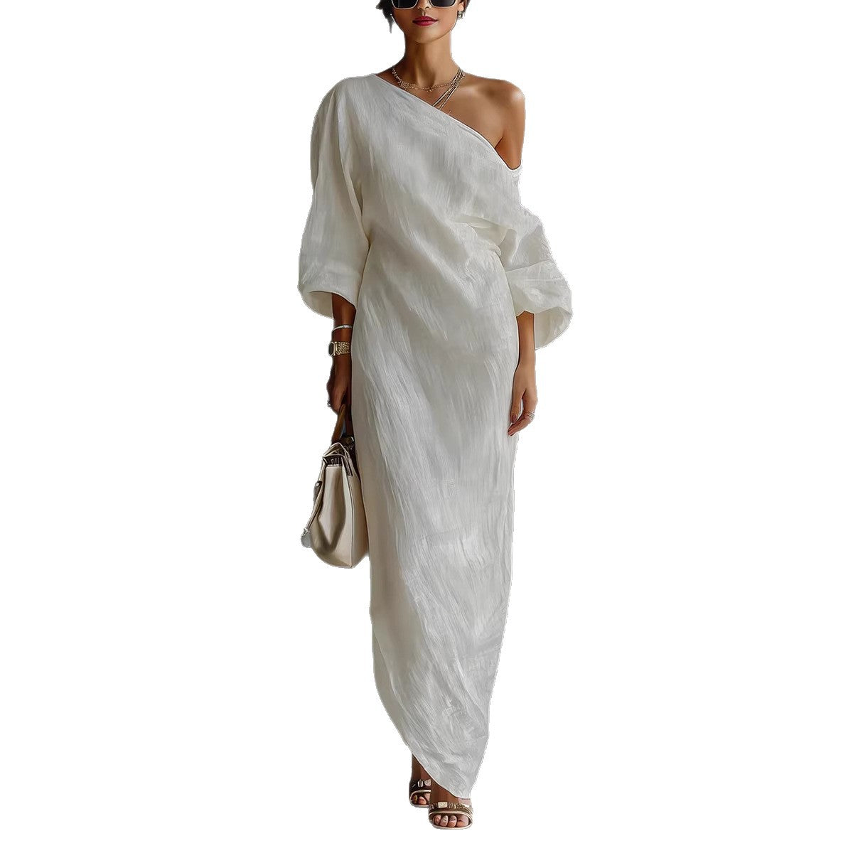 Cotton Linen Long Dress