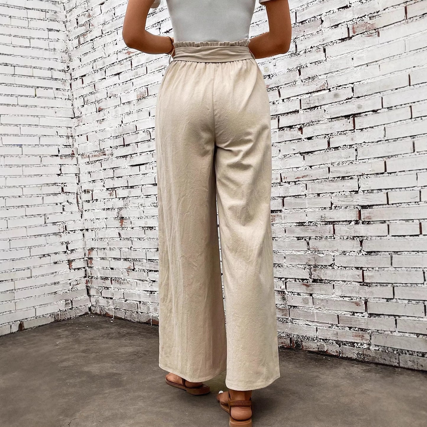 Imitation Linen Cotton Pants