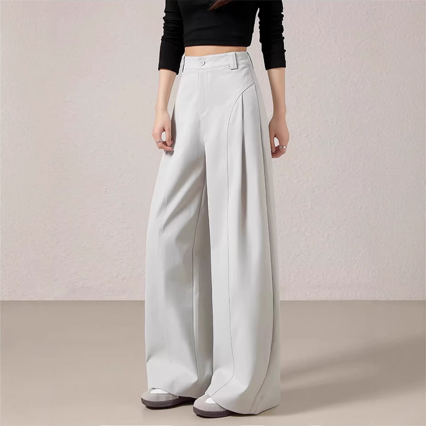 Loose Wide-Leg Pants