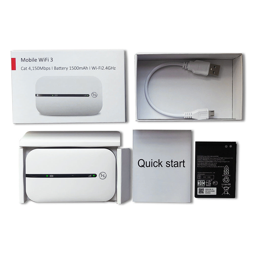 Wi-fi 4g Router With Lithium Battery