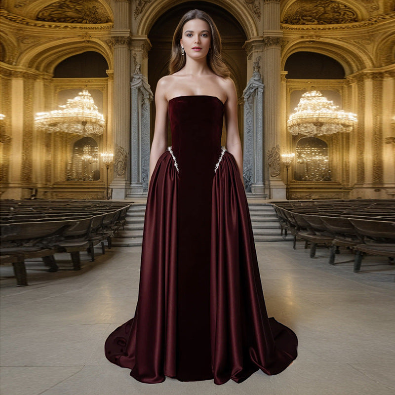 Strapless Maxi Dress