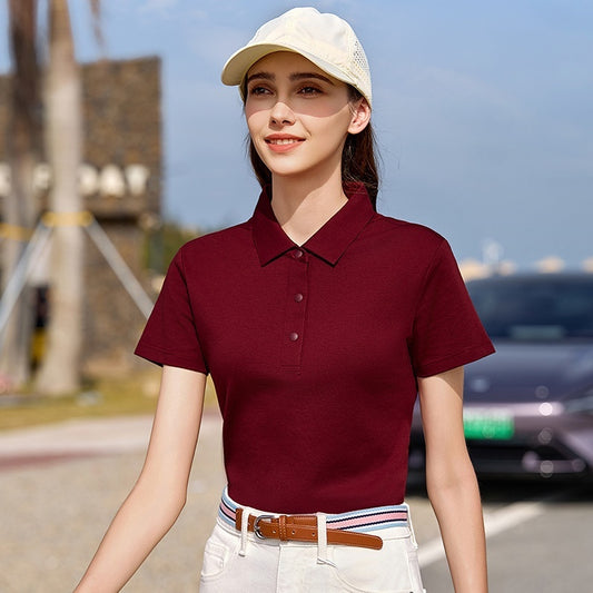 Mercerized Cotton Polo Shirts For Summer