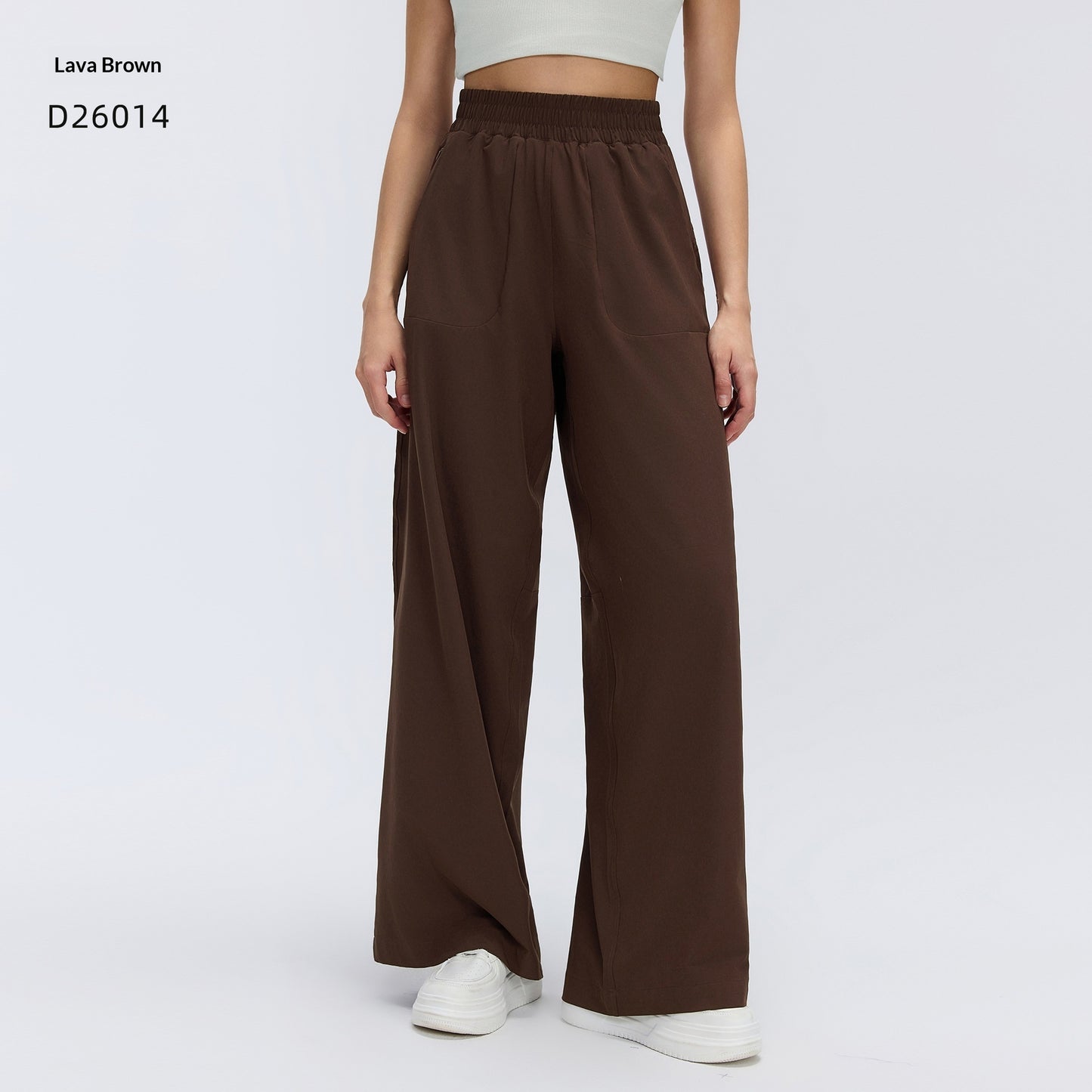 Drawstring Wide-leg Pants