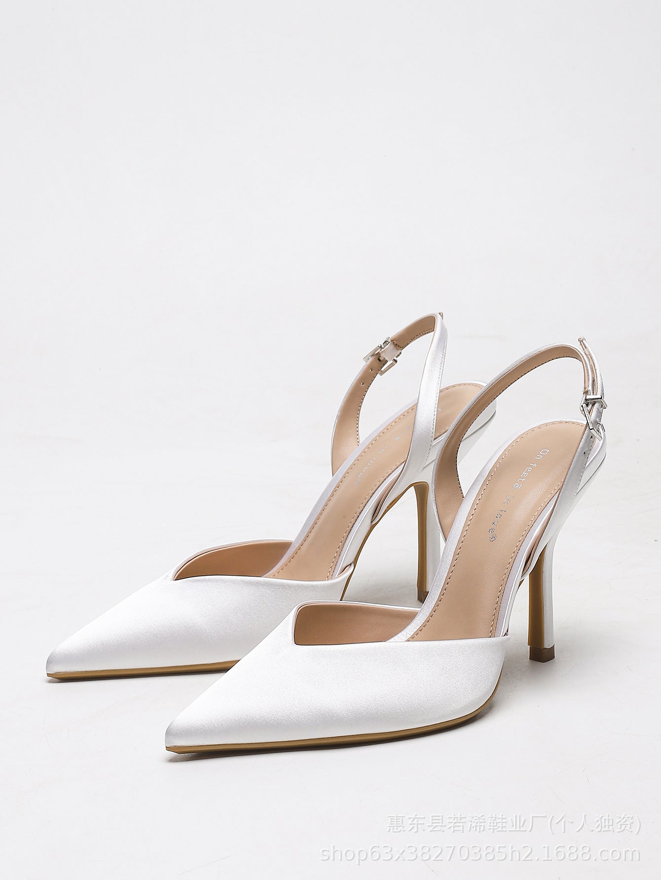 Baotou Pointed-Toe Stiletto High-Heel Sandals