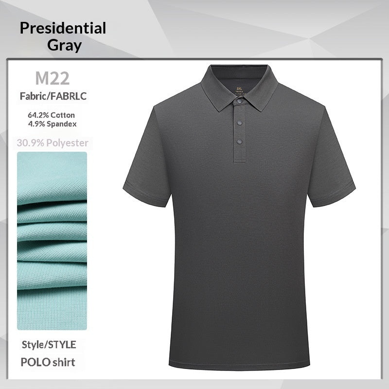 Mercerized Cotton Polo Shirts For Summer