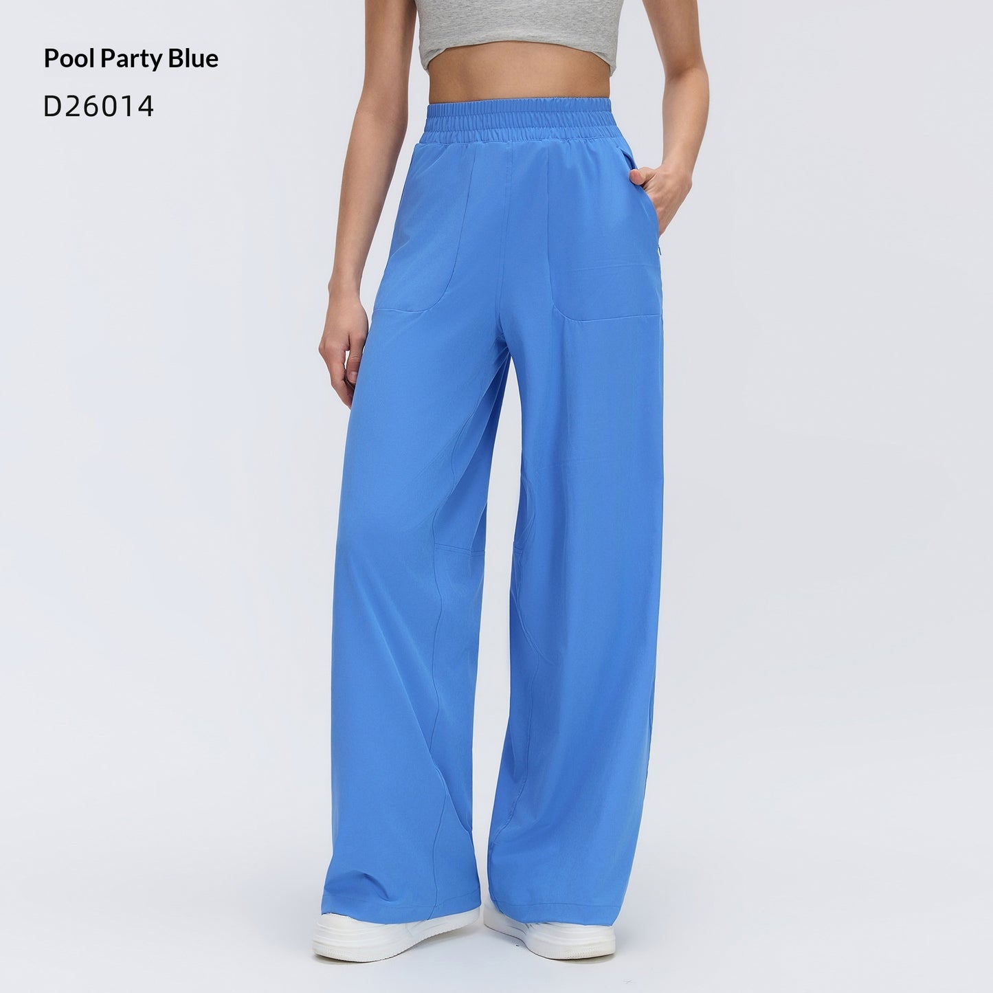 Drawstring Wide-leg Pants