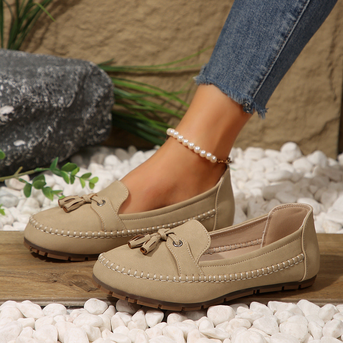 Women's Round Head Loafers