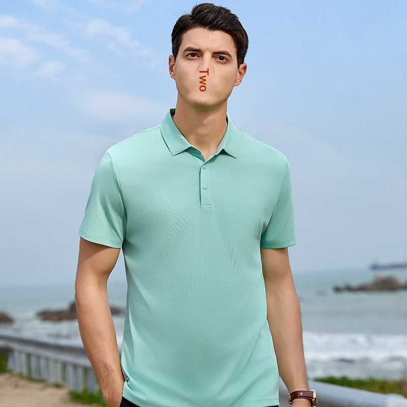 Mercerized Cotton Polo Shirts For Summer