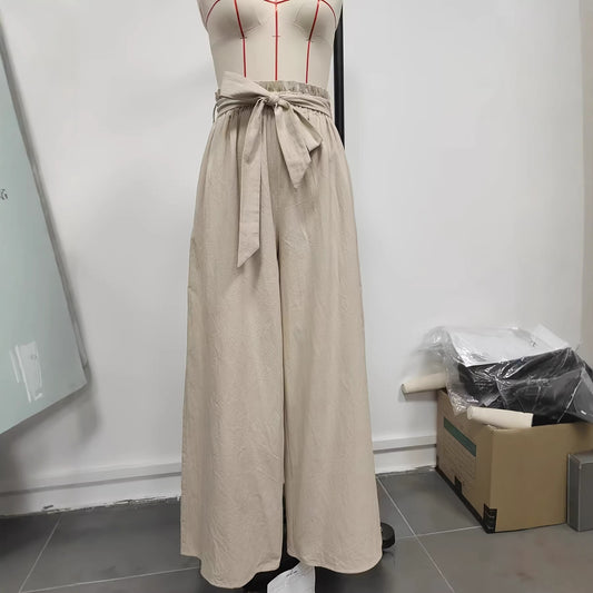 Imitation Linen Cotton Pants