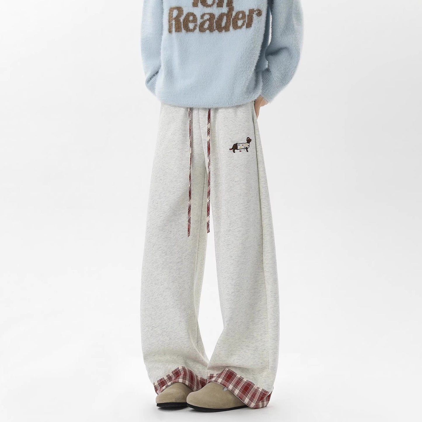 Retro Rolled-up Sweatpants