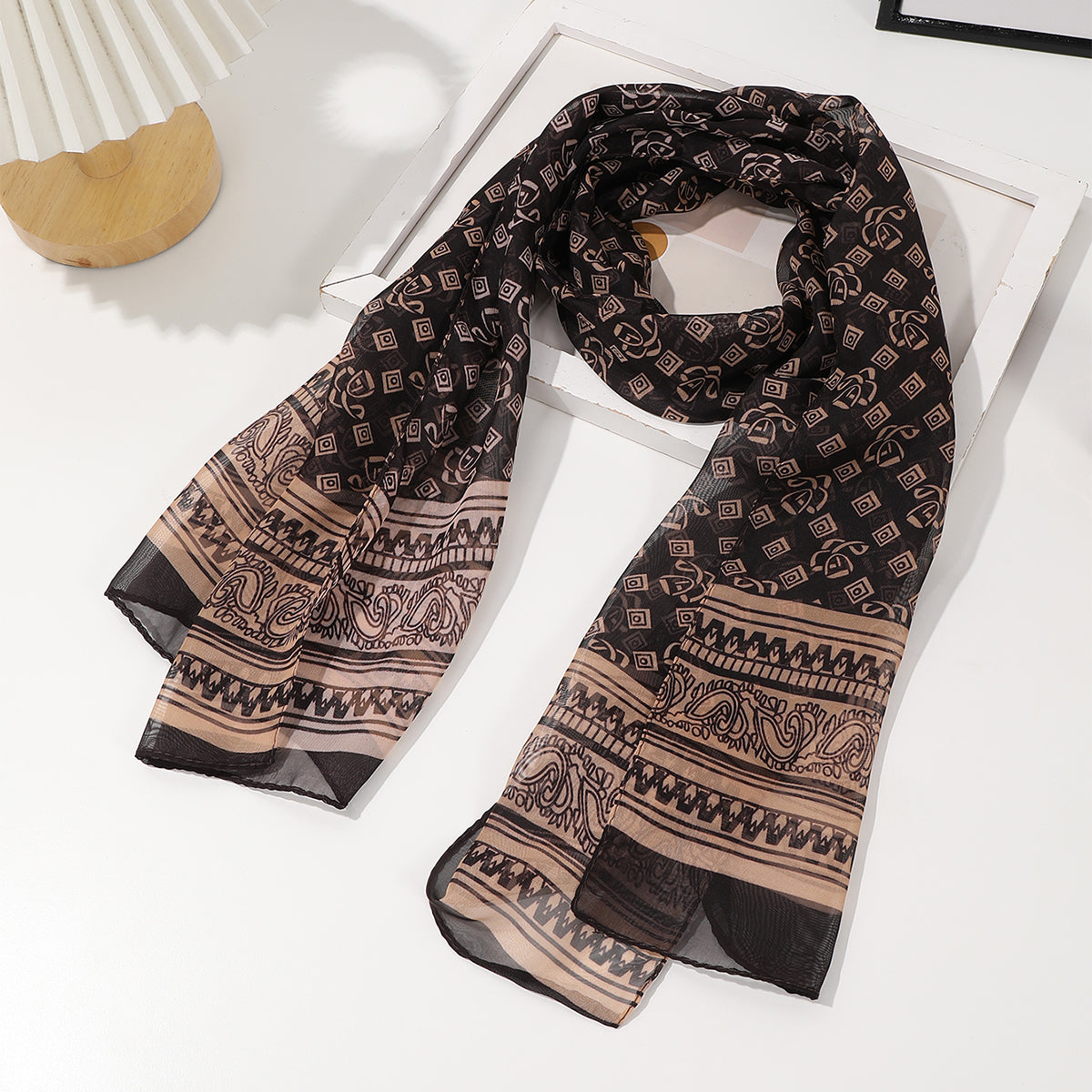 French Geometric Shawl