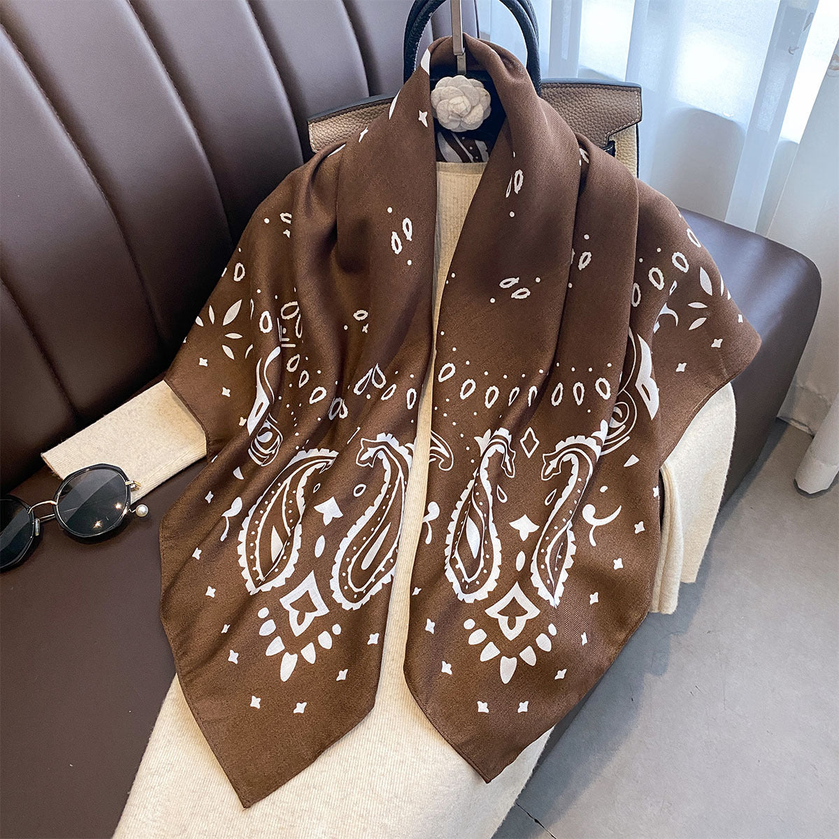 Cashew Flower Square Scarf