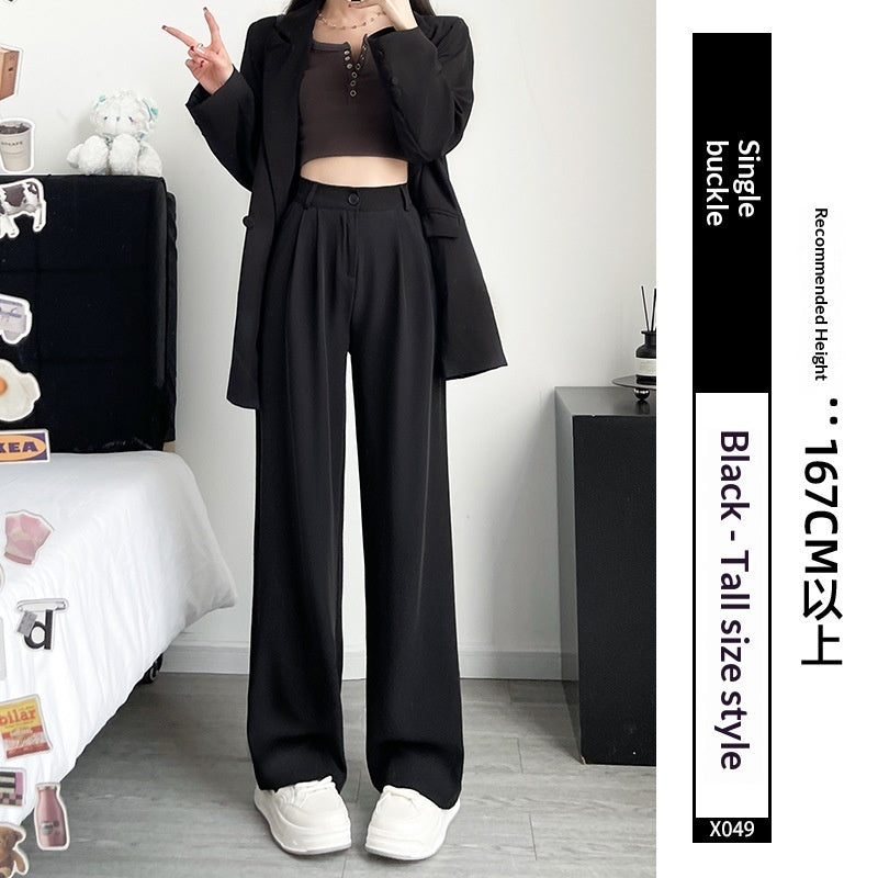 Drapey Straight-Leg Pants