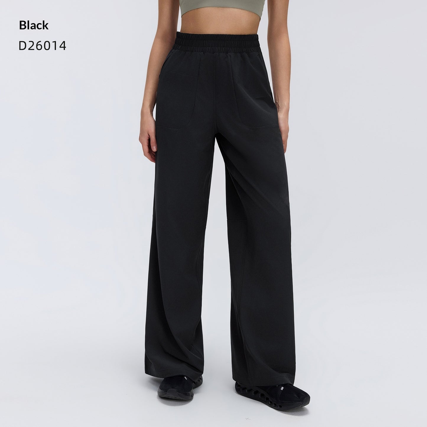 Drawstring Wide-leg Pants