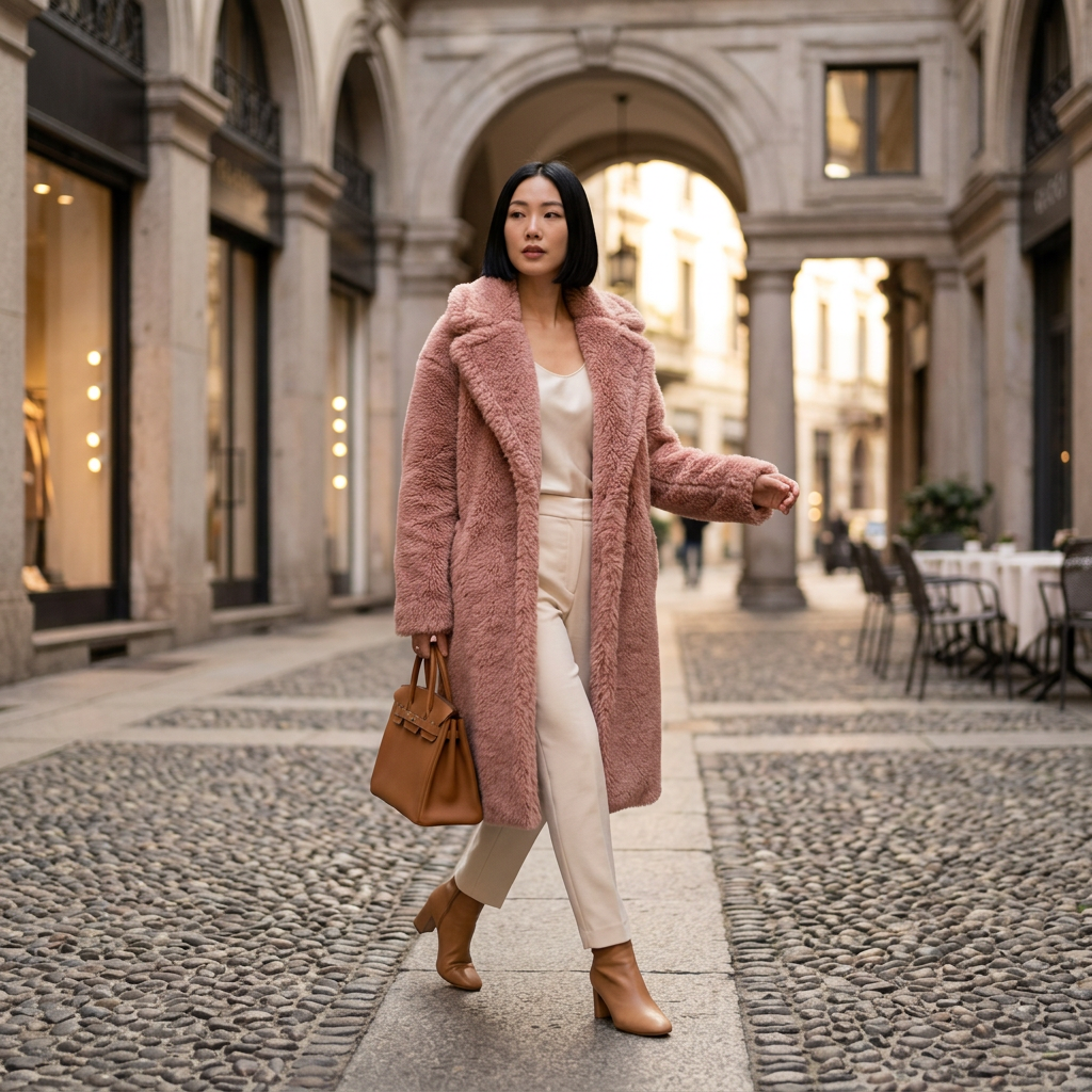 Milan shopping look